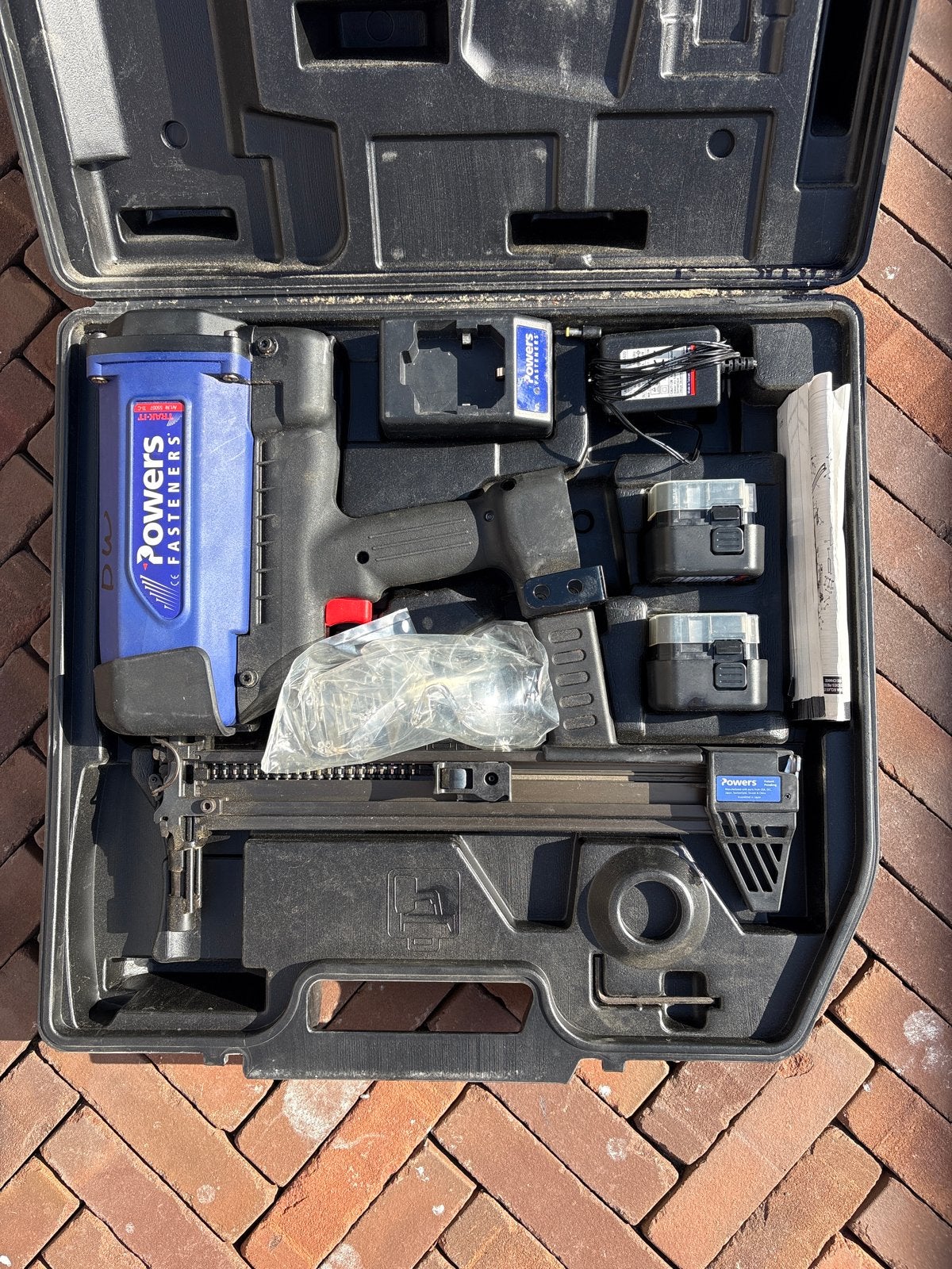 Powers Fasteners Trak-It C3 gasbetonnagelaar (accu's defect), Ophalen of Verzenden, Zo goed als nieuw, Overige typen, Overige merken