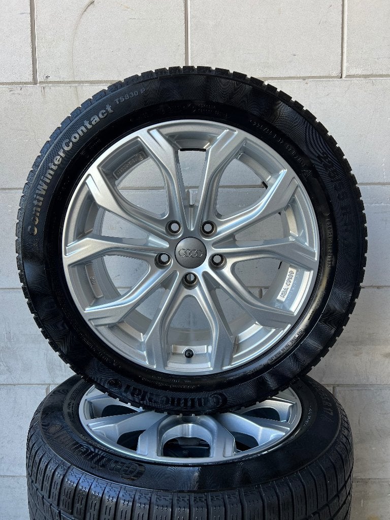 Winterset Audi A6 velgen met winterbanden 17 inch, Auto-onderdelen, Banden en Velgen, Ophalen, Gebruikt, Banden en Velgen, 17 inch