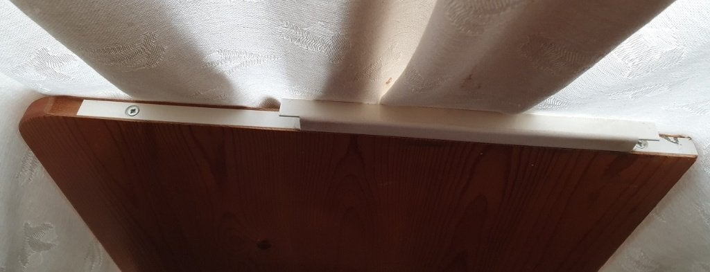 Lundia bureau - tv blad blank gelakt 100x30 nette staat, Ophalen, Gebruikt