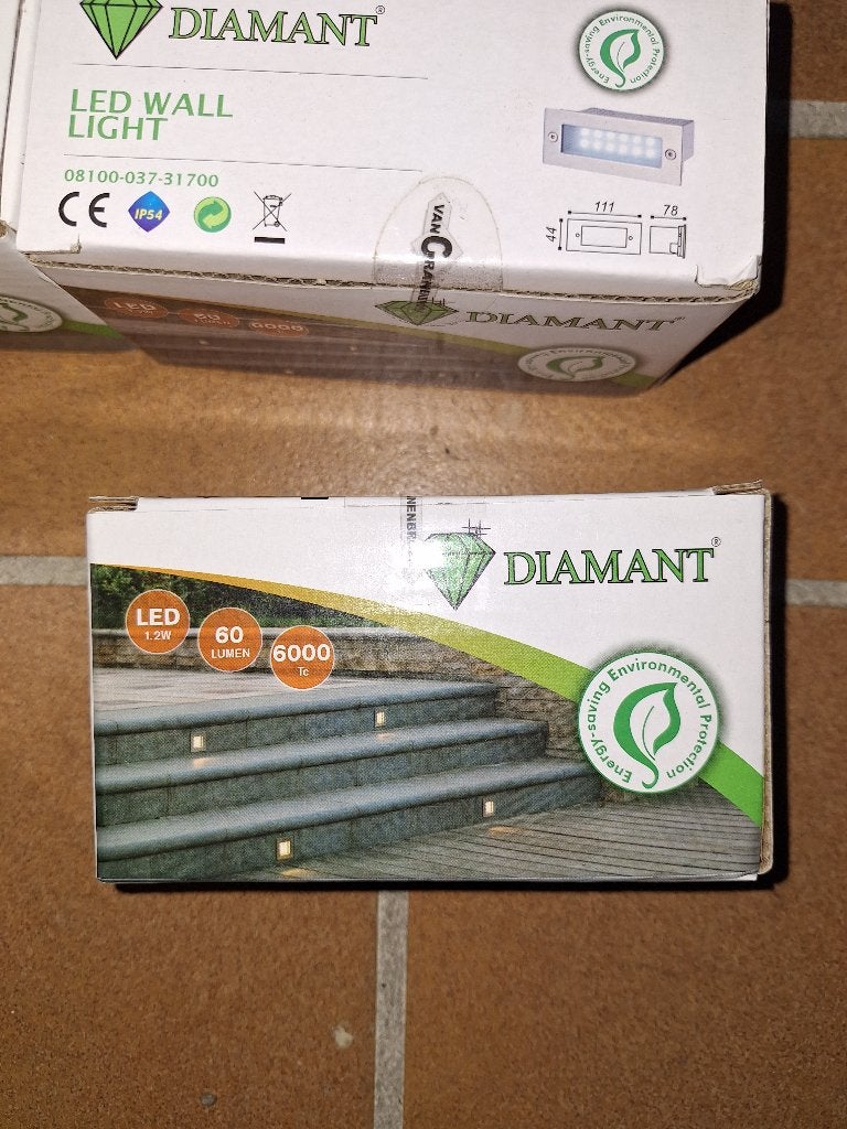 Led wall muur buiten verlichting, Minder dan 50 watt, Nieuw, Ophalen of Verzenden, Netvoeding
