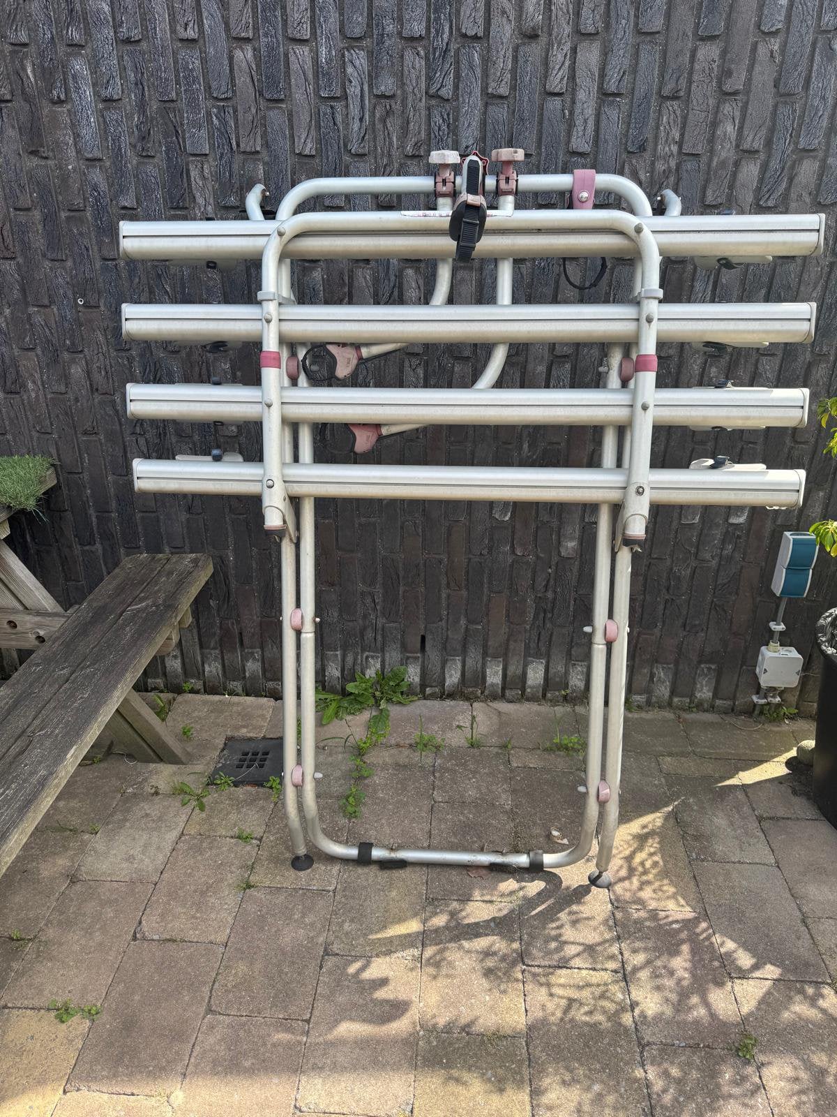 Fiamma fetsendrager Volkswagen T5, 4 fietsen, Ophalen, 3 fietsen of meer, Gebruikt, Achterklepdrager