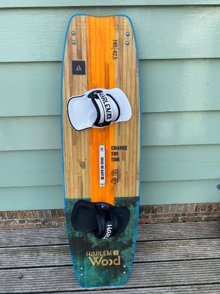 Harlem Wood kiteboard, Ophalen, Gebruikt, Twintip, Kiteboard