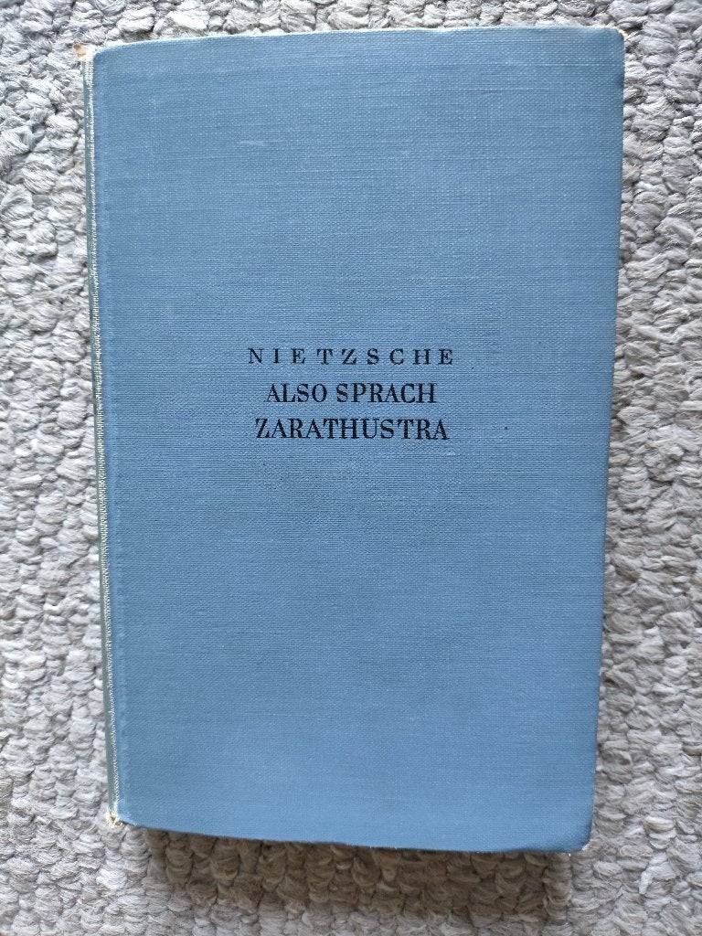 Friedrich Nietzsche also sprach Zarathustra, Boeken, Ophalen of Verzenden