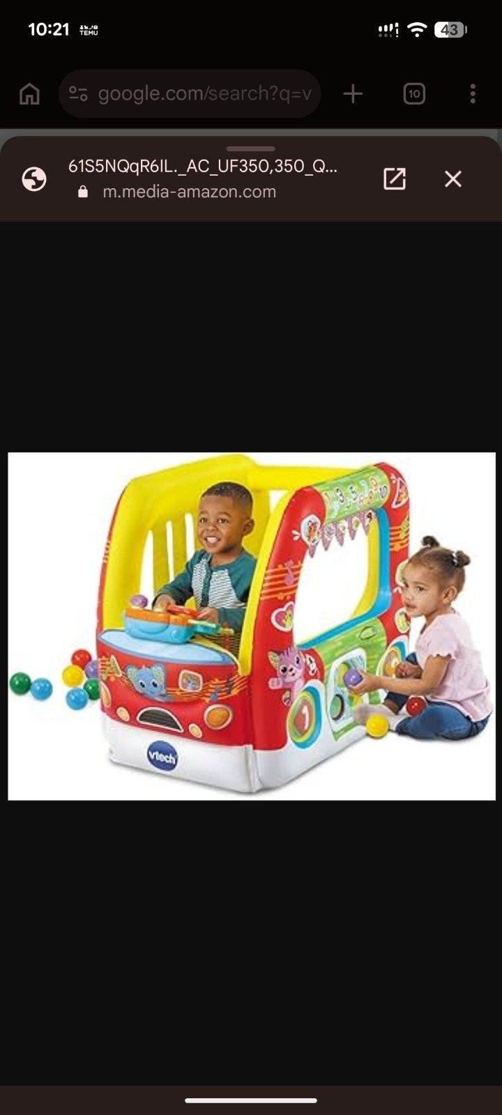 Inflatable bus, Ophalen