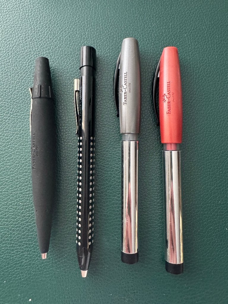 Faber-Castell pennen & vullingen set e-Motion, Grip e.a., Diversen, Ophalen of Verzenden, Zo goed als nieuw