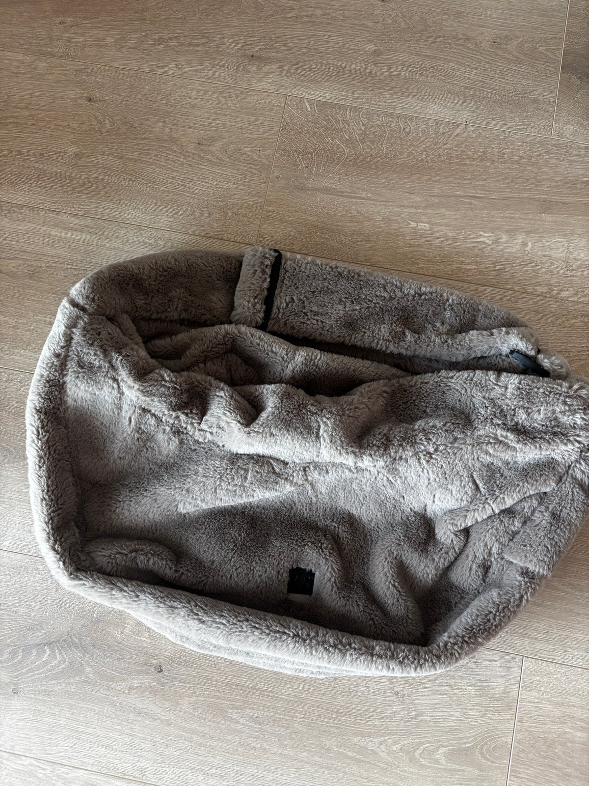 Honden/kattendraagtas laki taupe (48x20x35 cm), Dieren en Toebehoren, Ophalen of Verzenden, Zo goed als nieuw