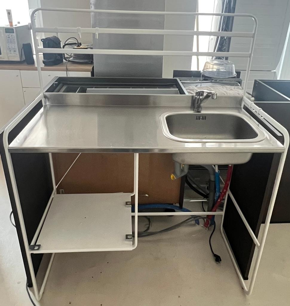 Kitchenette IKEA | met kraan en afvoer, Ophalen, 50 tot 100 cm, Zo goed als nieuw, Minder dan 100 cm