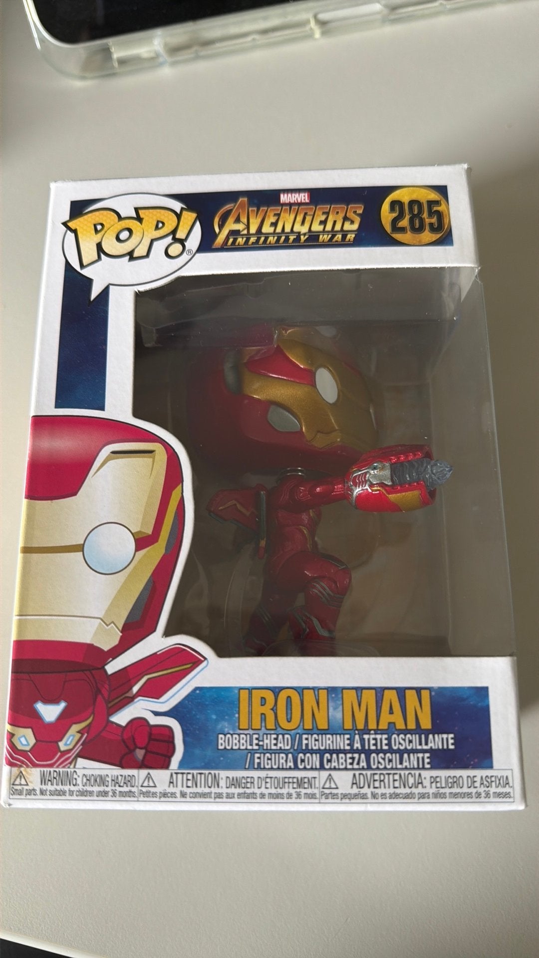 Iron man Funko Pop, Ophalen of Verzenden, Zo goed als nieuw