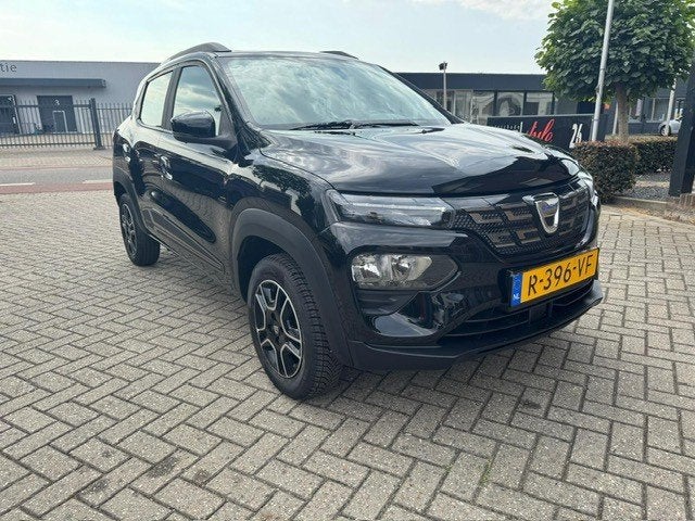Dacia Spring Electric 45 2022 Zwart SOH 92, 38 min, 4 stoelen, Leder en Stof, Zwart