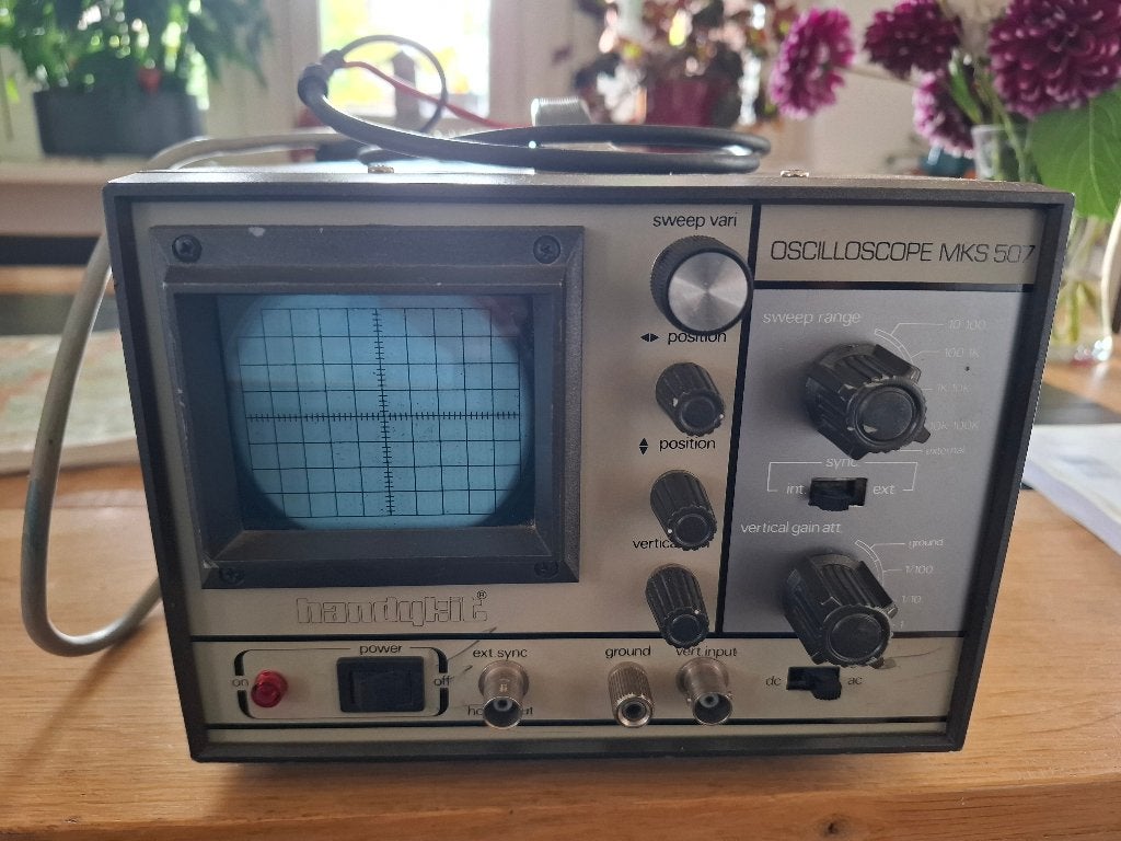 Oscilloscope MKS 507, Ophalen, Gebruikt