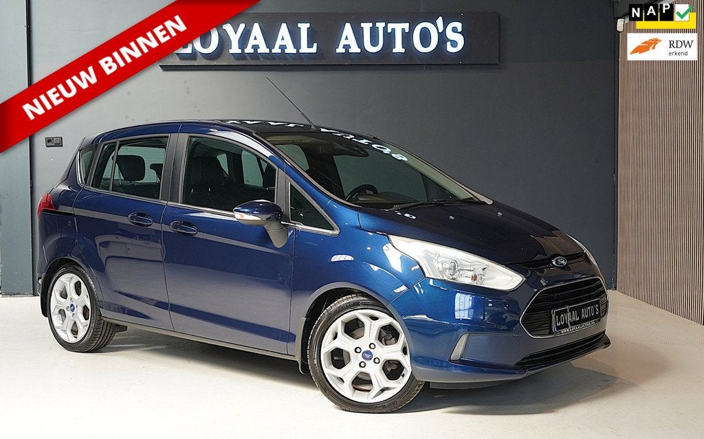 Ford B-Max 1.0 EcoBoost Titanium| AIRCO | NAP | PDC | APK., Voorwielaandrijving, Euro 5, 101 pk, Gebruikt