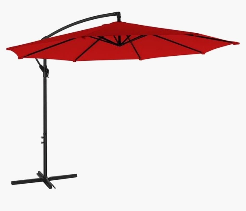 Zweefparasol Deluxe 245x300cm compleet, Tuin en Terras, Ophalen