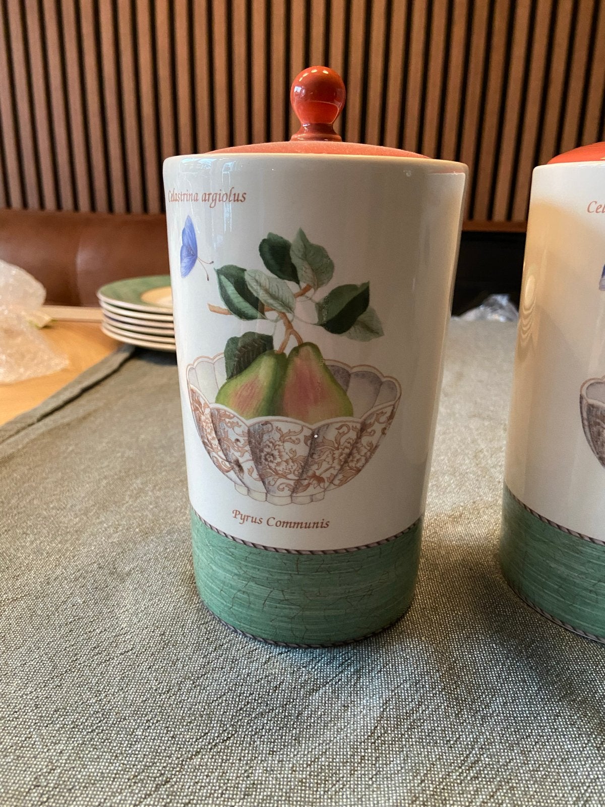 Wedgwood Sarah's Garden Voorraadpotten, Ophalen, Zo goed als nieuw, Porselein, Overige typen