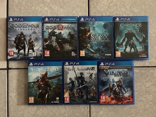 SONY PLAYSTATION 4 SPELLETJES 7 STUKS, Met games, Ophalen of Verzenden, Zo goed als nieuw, Zonder controller