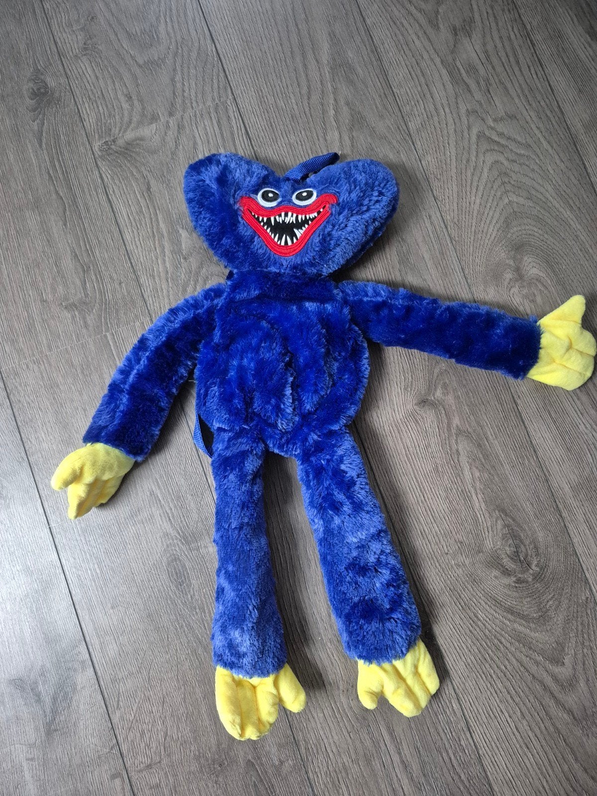 Huggy wuggy rugzak, Kinderen en Baby's, Speelgoed | Knuffels en Pluche, Overige karakters, Overige typen, Blauw, Nieuw