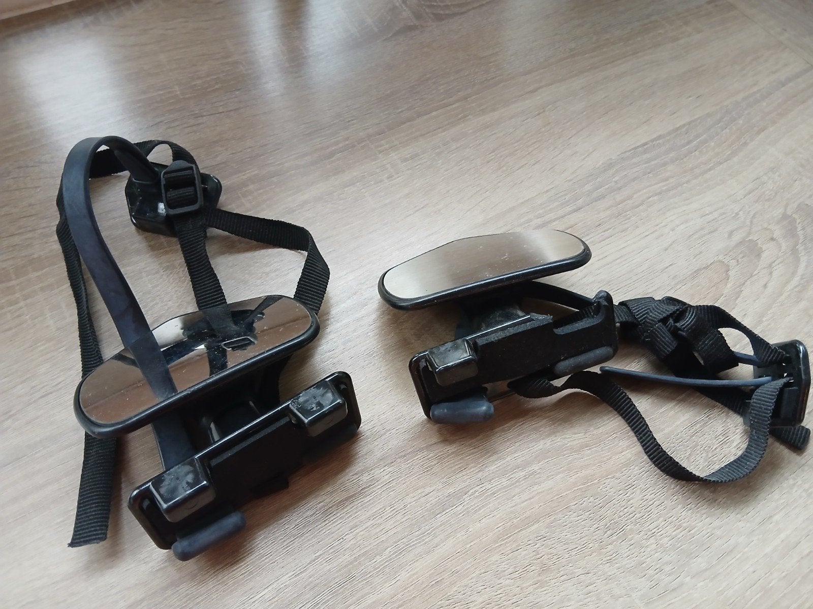2x Extra opzetspiegel buiten voor lesauto (1x schade), Verzenden, Gebruikt
