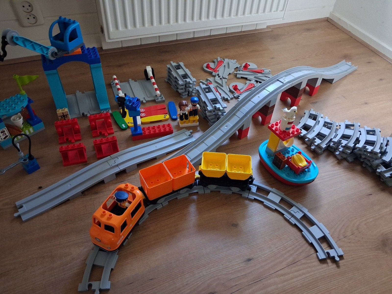 duplo lego speelgoed goederentrein, Ophalen, Zo goed als nieuw