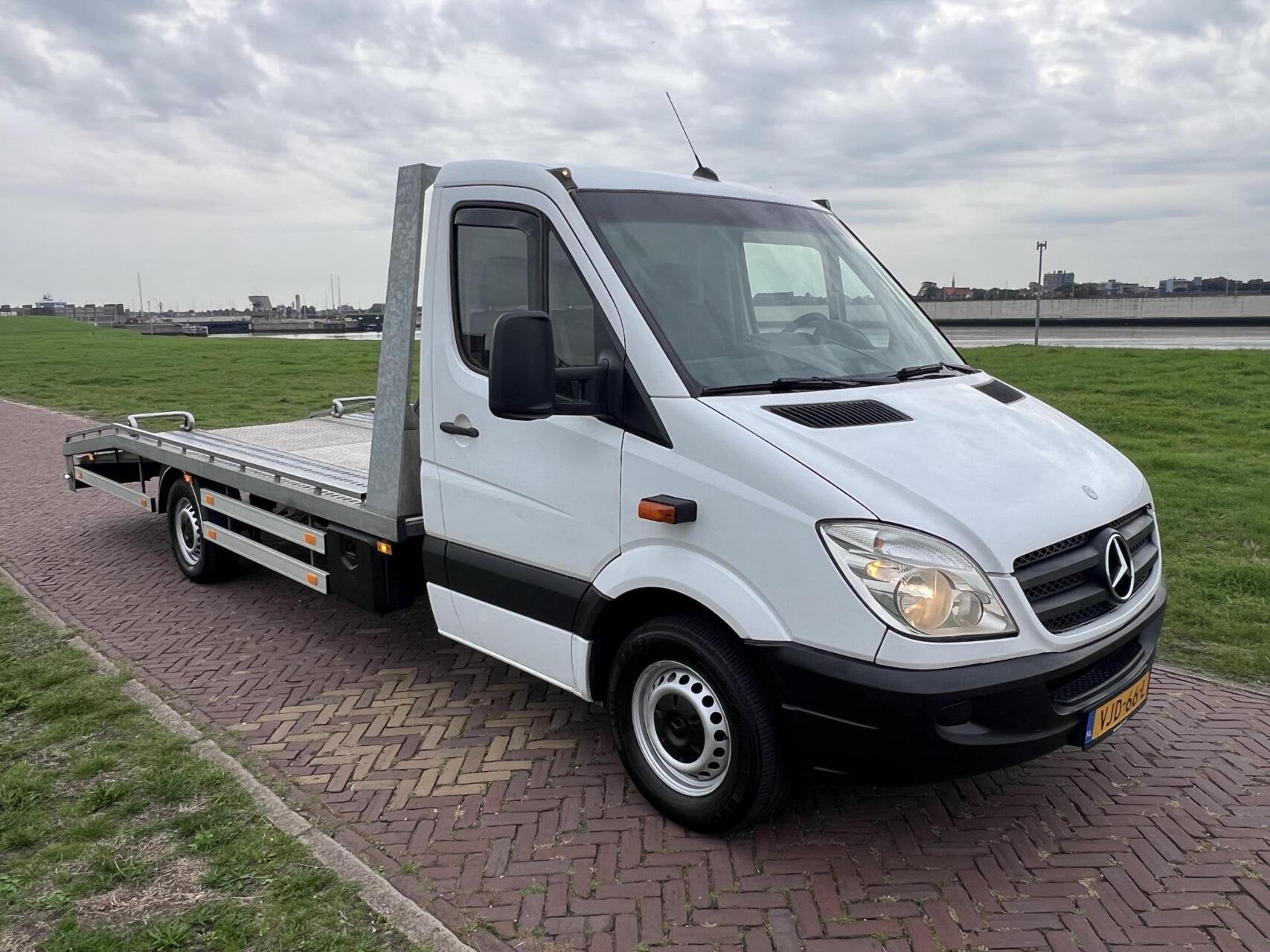 Mercedes Sprinter 313 CDI Oprijwagen AIRCO|AUTOMAAT, Automaat, Euro 5, Stof, Gebruikt