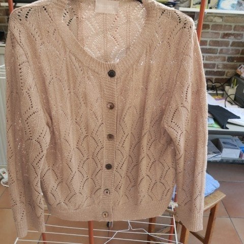 Gileetje nieuw taupe Hemisphere mt 38 - 40 (it 40), Maat 38/40 (M), Bruin, Hemisphere, Nieuw