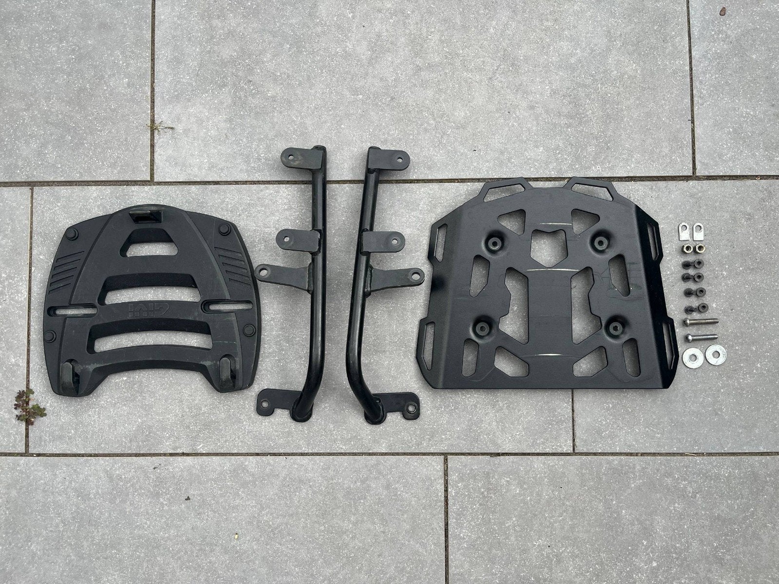 Givi Monokey Topkoffer drager + adapter plaat Yamaha Tracer, Motoren, Ophalen of Verzenden, Gebruikt