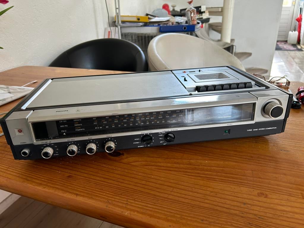 Te koop philips three band stereo combination, Ophalen, Gebruikt