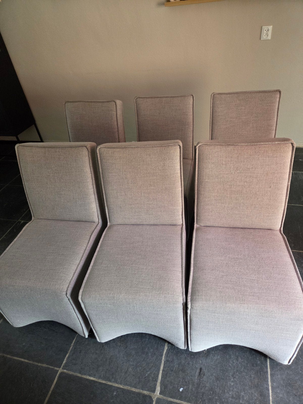 Eetkamerstoelen, Ophalen, Gebruikt, Vijf, Zes of meer stoelen, Stof