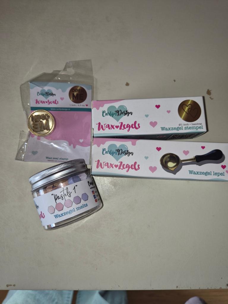 Nieuwe Carlijn Design - Stempels, Wax Seals & Lepel, Ophalen of Verzenden