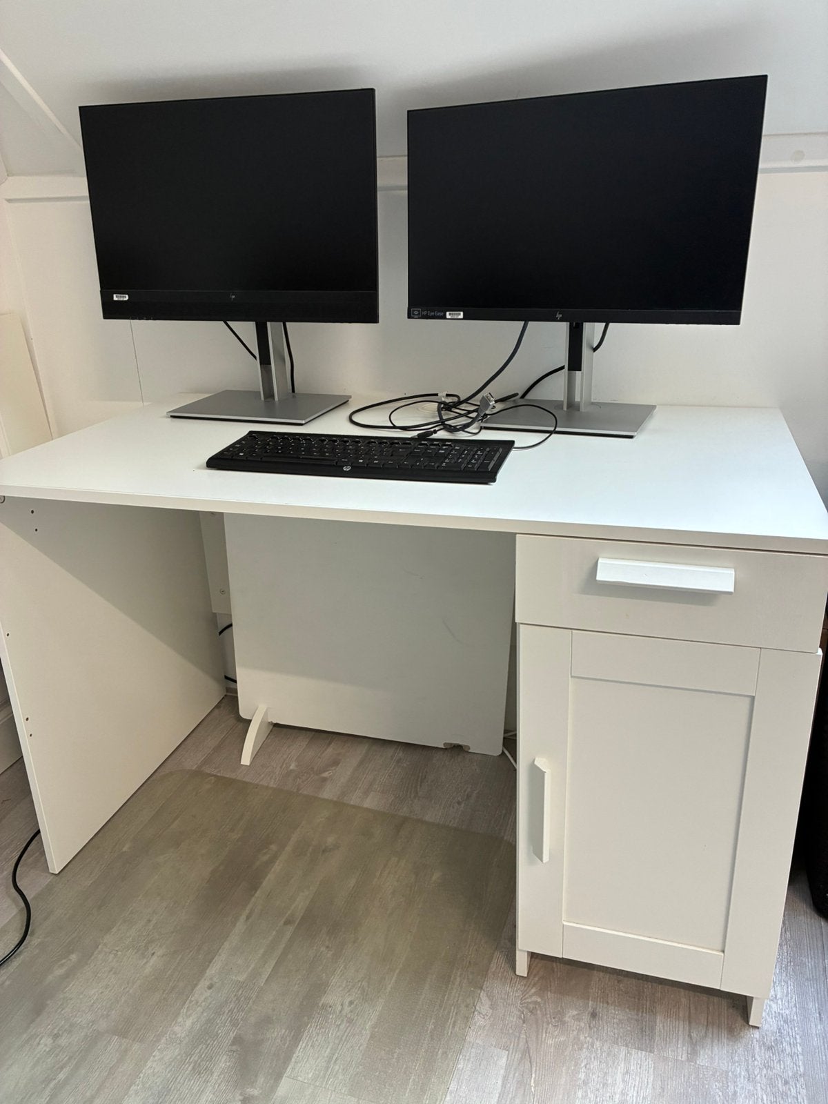 Bureau ikea wit, Ophalen, Gebruikt, Hout, IKEA