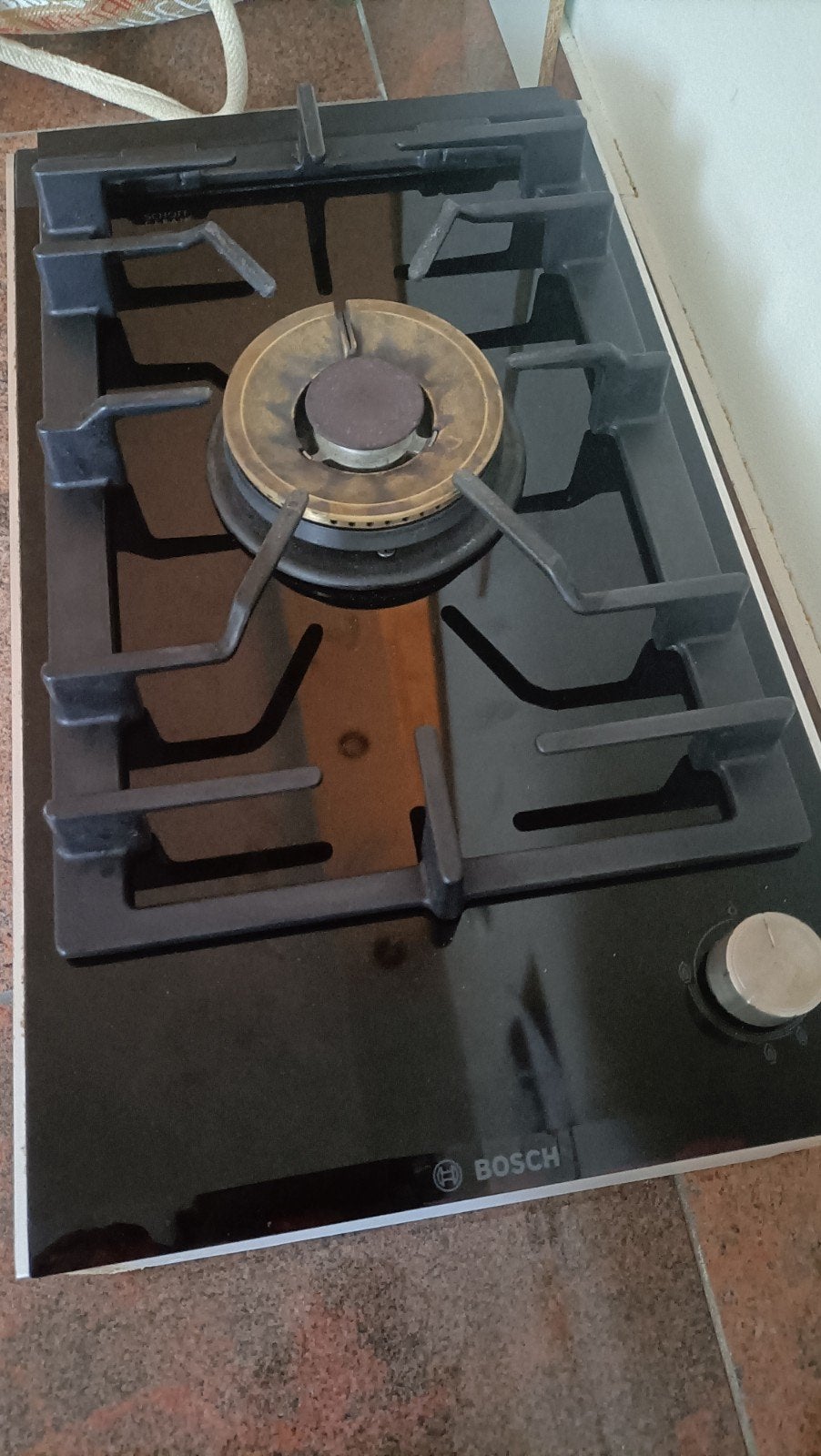 Bosch wokbrander 1 pit - uitstekende staat, Ophalen, Minder dan 45 cm, 3 kookzones of minder, Zo goed als nieuw