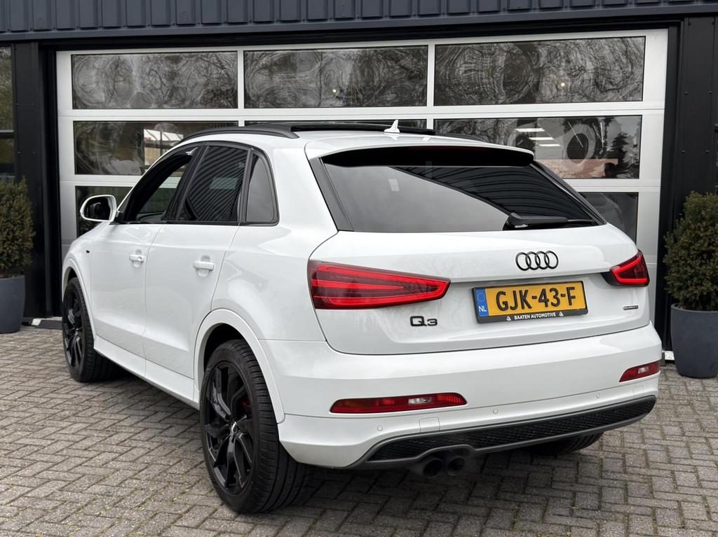 Audi Q3 2.0 TFSI 3x S-Line |Pano|Apple carplay|Parelmoer|Key, Auto's, Audi, Euro 5, 4 cilinders, Leder en Stof, Wit