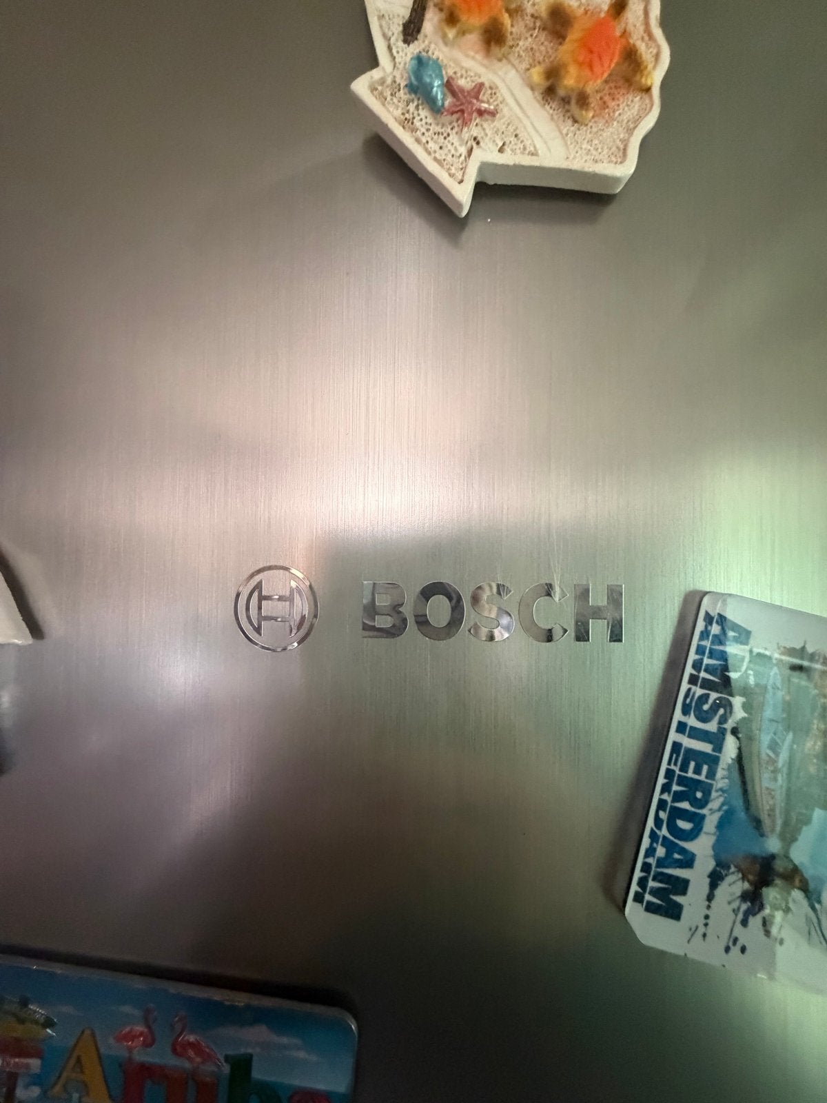 Bosch Koel-vriescombinatie - Zilver, Ophalen, Gebruikt, 200 liter of meer, 60 cm of meer