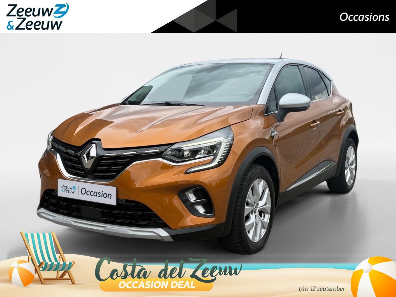 Renault Captur 130PK TCe Intens Automaat | Navi | Camera | P, Auto's, 12 maanden, Stof, Gebruikt, Euro 6