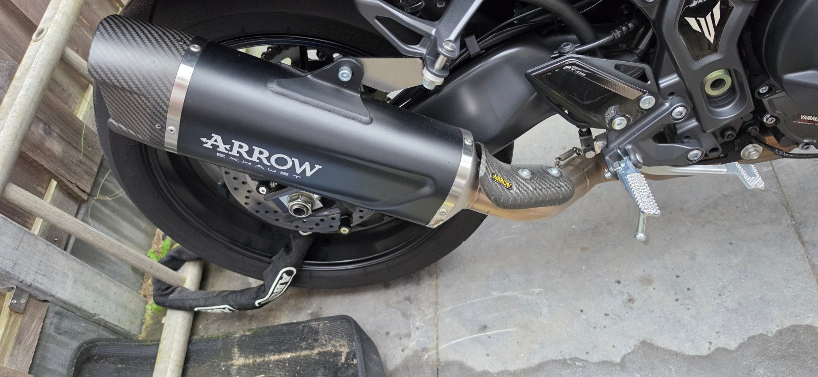 Arrow uitlaat mt09 euro5, Ophalen of Verzenden, Gebruikt