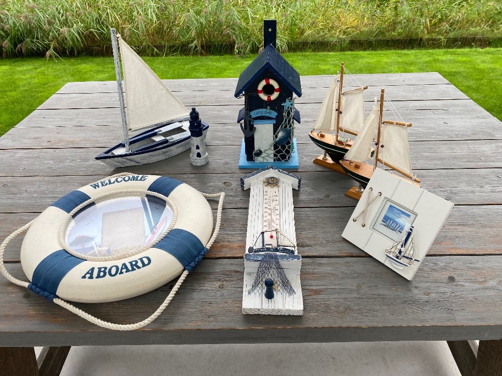 DIV nautica Griekse decoratie strand zee boot, Ophalen, Zo goed als nieuw, Overige materialen