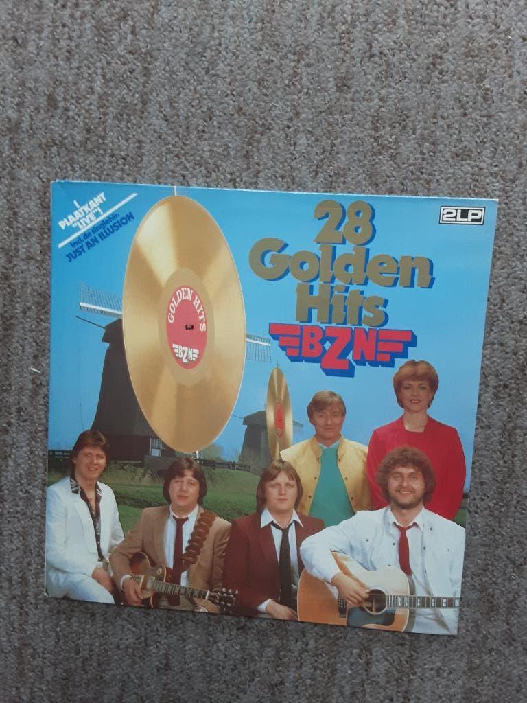 vinyl dubbel lp BZN 28 golden hits, Gebruikt, Originele persing, 1980 - 1989, Ophalen of Verzenden