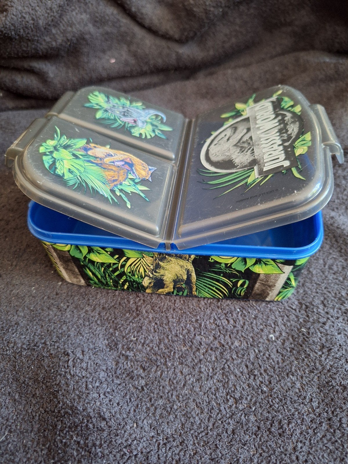Jurassic world broodbak, Blauw, Kunststof, Onbekend, Stor