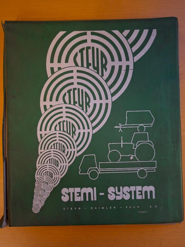 Steyr Map met Microfiches, Ophalen of Verzenden, Gelezen, Tractor en Landbouw