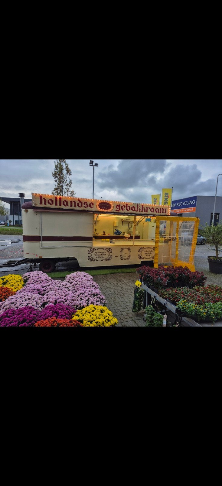 oliebollenkraam te koop, Ophalen