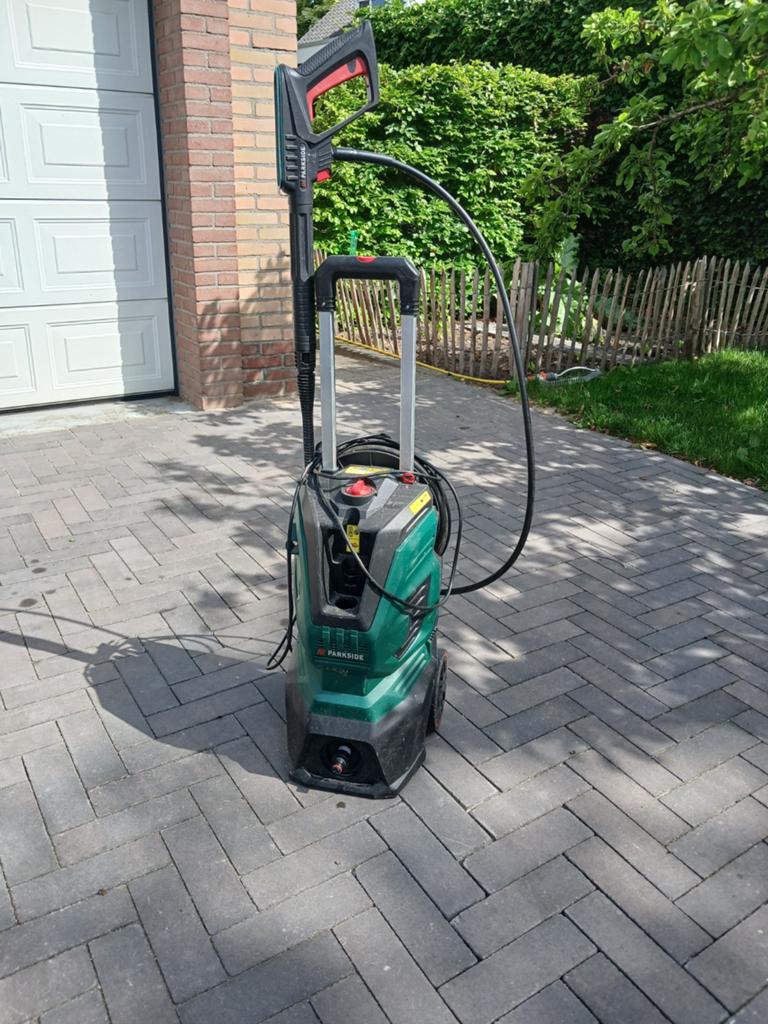 Hogedrukspuit, merk Parkside, Tuin en Terras, Hogedrukreinigers, Ophalen, Zo goed als nieuw, Elektrisch
