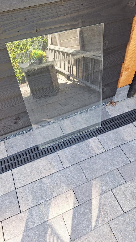 Gelaagde ruiten 3 stuks ( enkelglas ), Ophalen, Gebruikt, Minder dan 80 cm, 80 tot 120 cm