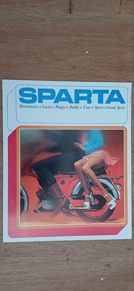 Sparta folder met 6 modellen inc. prijslijst., Ophalen of Verzenden