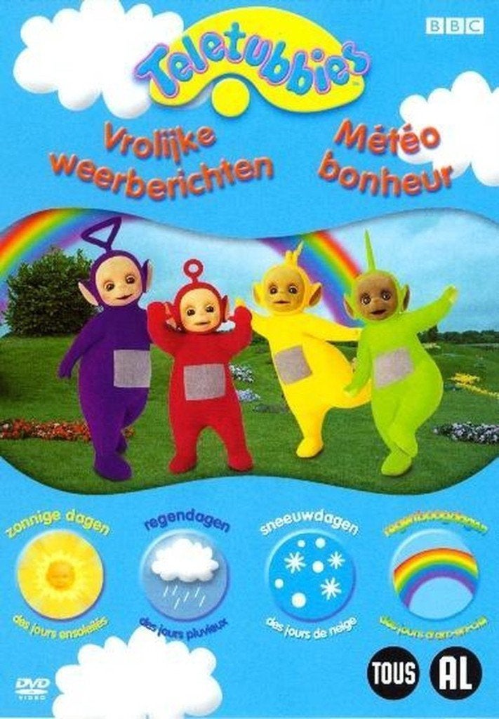 Teletubbies  vrolijke weerberichten /nieuw in de folie, Alle leeftijden, Verzenden, Nieuw in verpakking, Nederlands