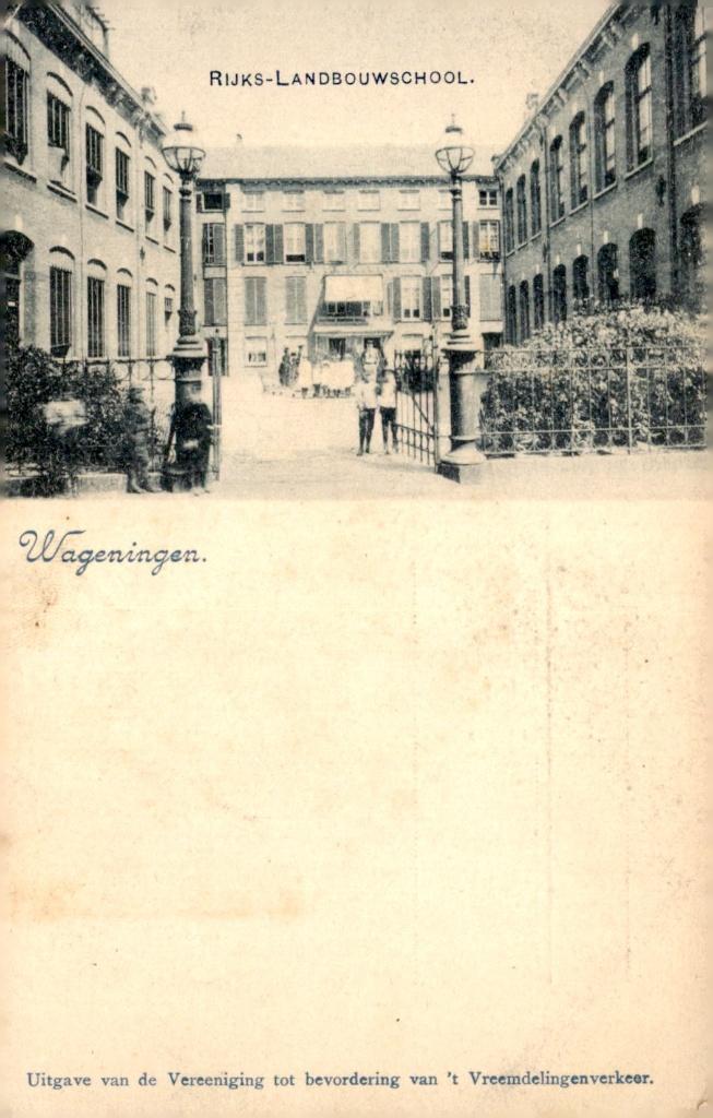 Wageningen Rijks-Landbouwschool, Verzenden, Voor 1920, Ongelopen, Gelderland