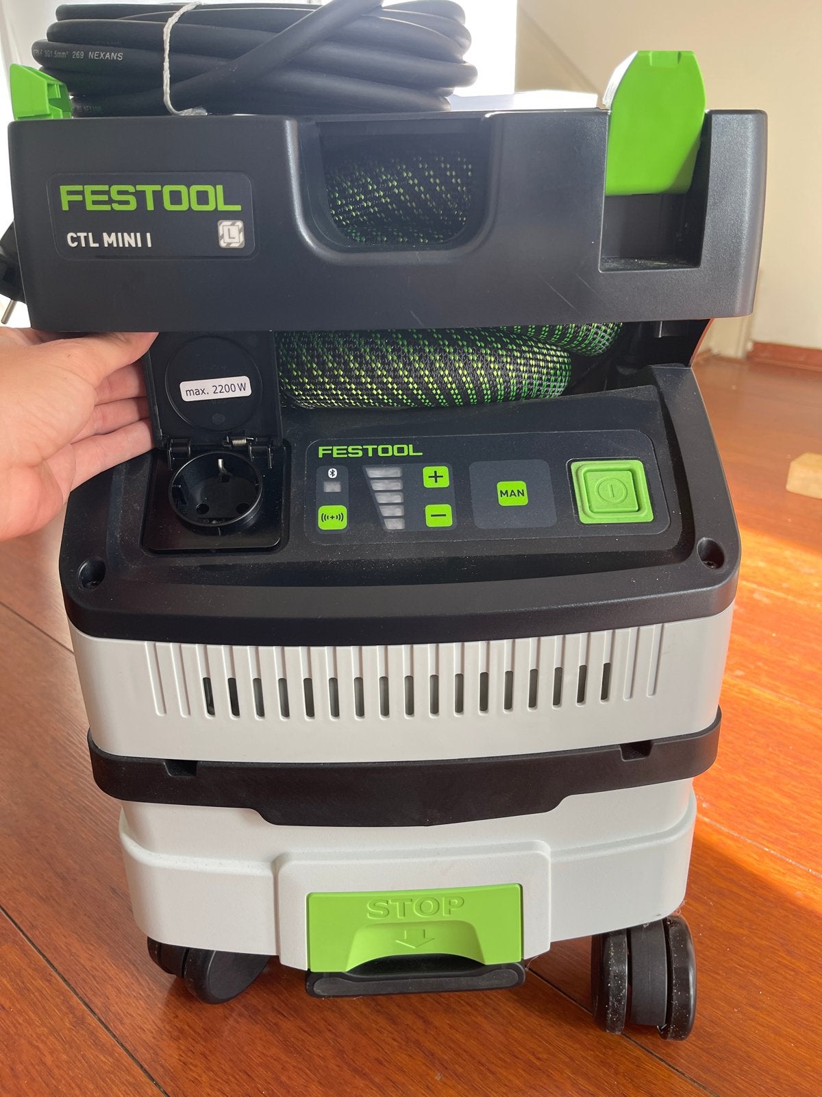 Foto 5 van Festool CTL MINI I Bluetooth stofzuiger met slang - Nieuw!