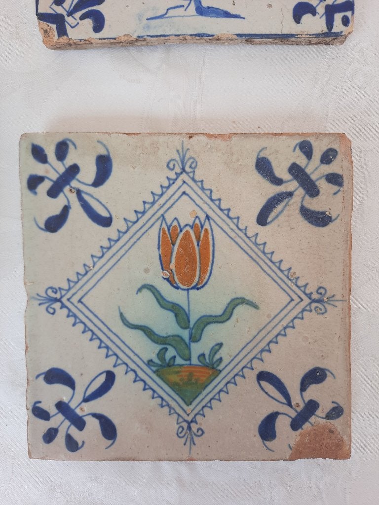 17de en 18de eeuwse tegeltjes, Antiek en Kunst, Antiek | Wandborden en Tegels, Ophalen of Verzenden