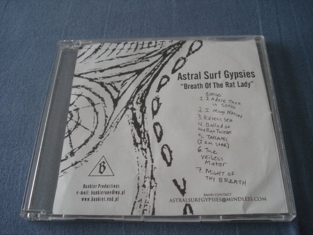 ASTRAL SURF GYPSIES - BREATH  OF THE RAT LADY, Gebruikt, Overige genres, Ophalen of Verzenden, Album