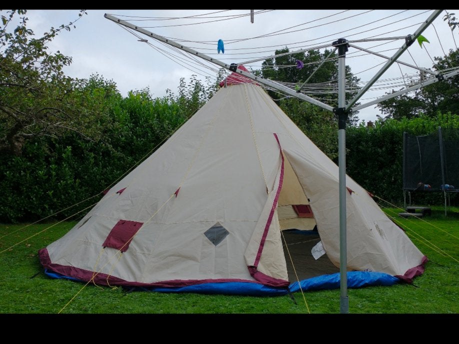 12p tipi tent Skandika, Ophalen, Gebruikt, Meer dan 6