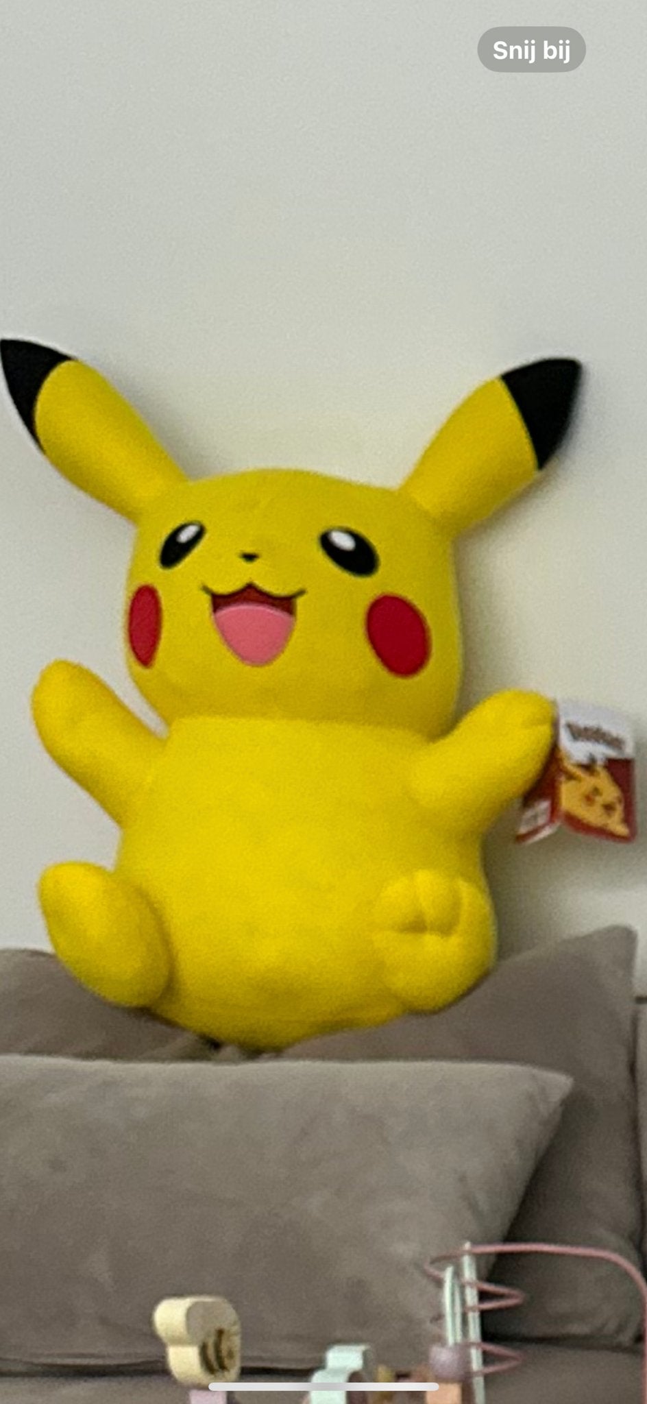 Grote Pikachu knuffel Pokémon, Ophalen, Geel, Overige typen, Middelgroot (20 tot 80 cm)
