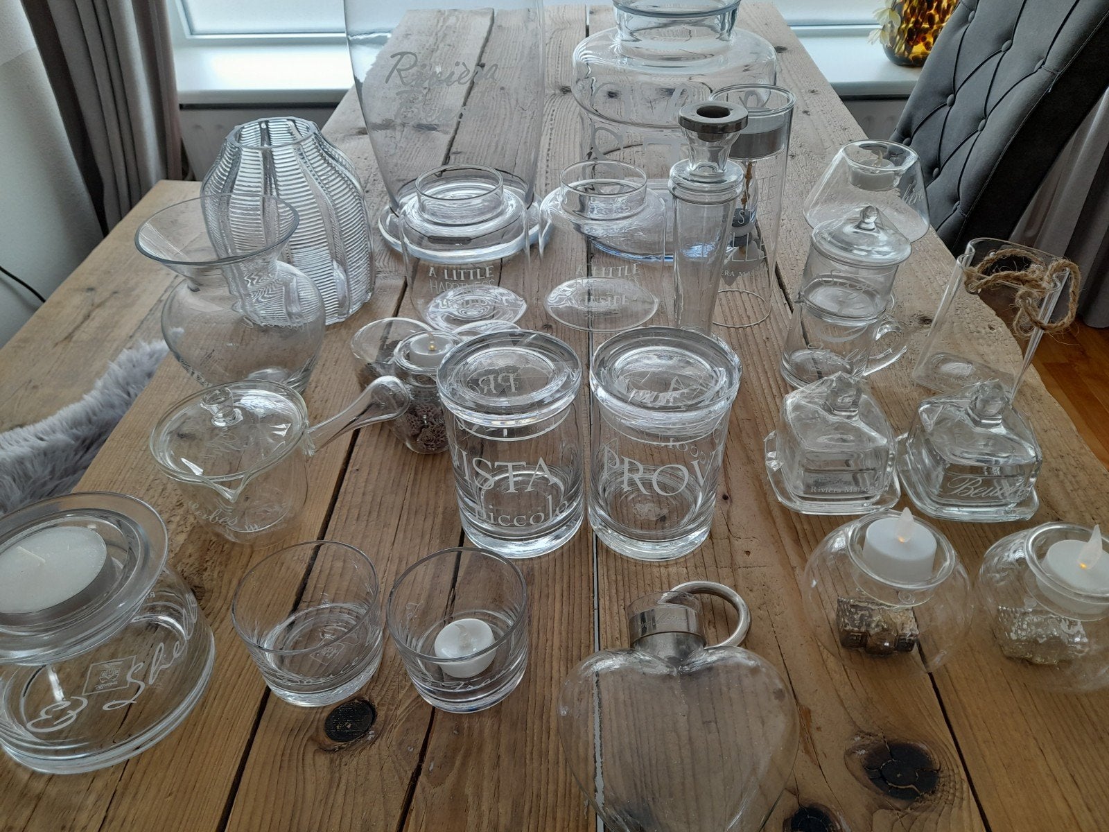 grote partij glaswerk - woonaccessoires van riviera maison, Ophalen