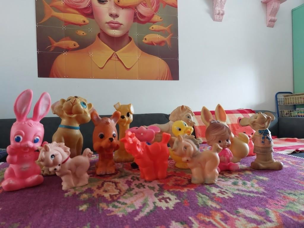 Set oude piepbeestjes retro, Ophalen of Verzenden
